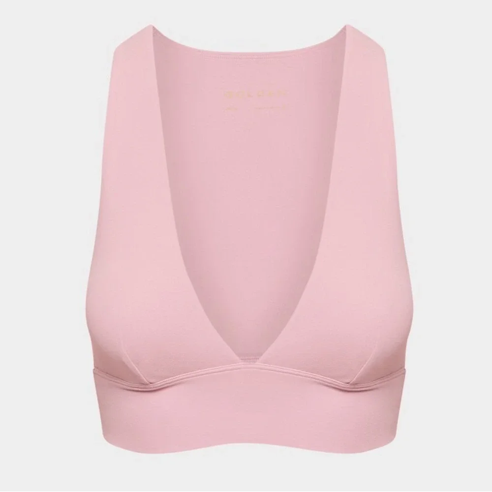 Aritzia Golden Butter‎ Baseline Micro Skirt & Plunge Bra Top Pink Set Size S NWT